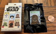 STAR WARS SALESONE BLIND BOX CHARACTER POSTER ENAMEL PIN - CHEWBACCA