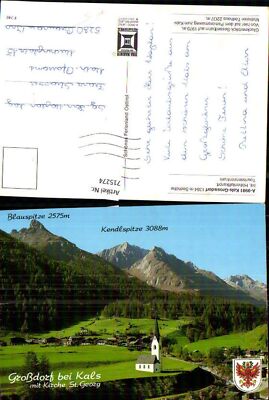 715274 Kals Grossdorf mit Kirche St Georg Blauspitze u. Kendlspitze