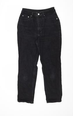 Cheap Monday Damen Jeans schwarz Baumwollmischung gerade Größe W26