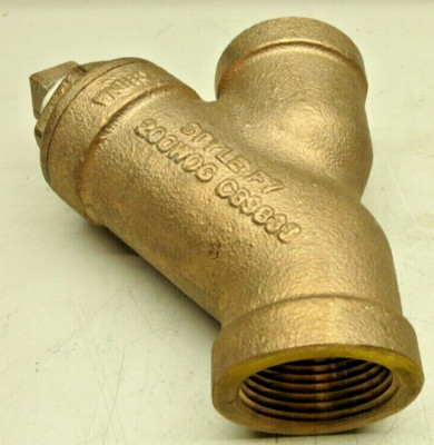 KECKLEY Style F7 Bronze Y-Strainer 1'' Female Thread NPT Ends 125-SWP / 200-WOG