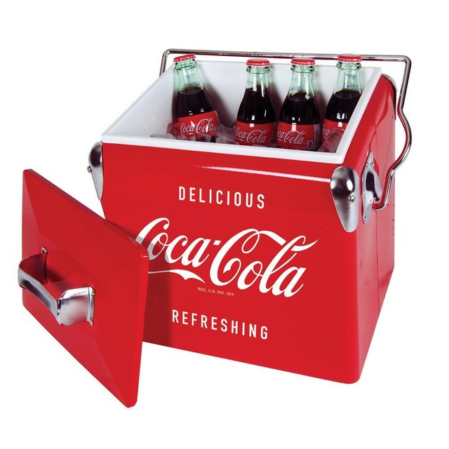 vintage coca cola ice chest