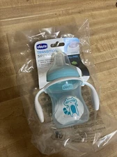 Chicco Transition Sippy Cup Spill Free 7oz New