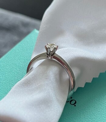 Schöner Tiffany & Co. Ring - Diamant 0,2 Carat
