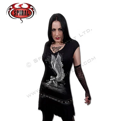 Spiral Direct Enslaved Engelsblau Nieten Taille Kleid /Top / Damen/ Girls / / - Bild 1 von 2