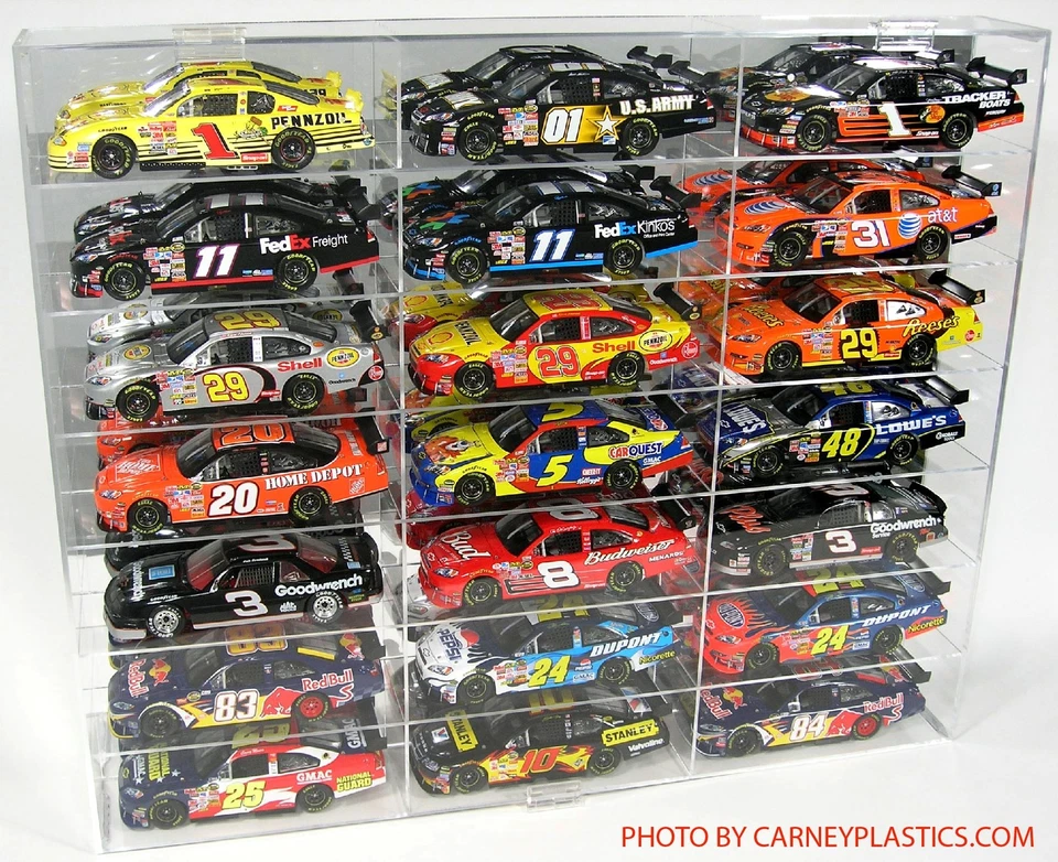 NASCAR 1:24 Diecast Display Case 21 Comp. fits Action - 21 Cars - Image 3 of 4