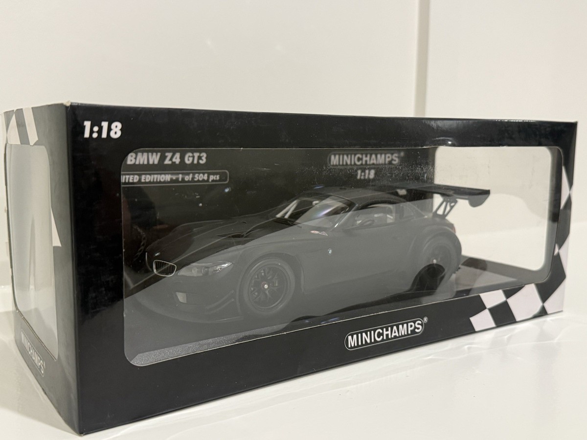 MINICHAMPS  Z4 GT3 Studie 限定版 1:18 1:18 Minichamps BMW Z4 GT3 Black 1/504 | eBay