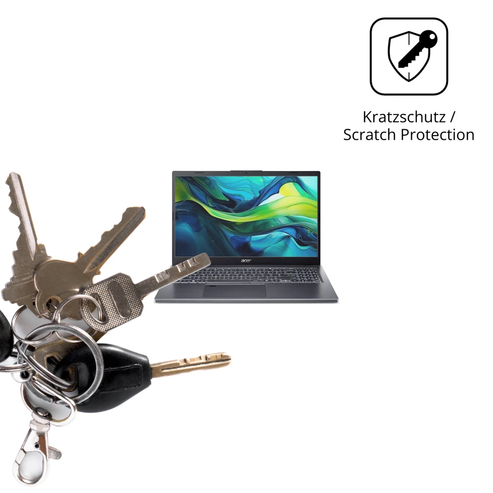 2x Screen Protector for Acer Aspire A15-51 Protection Anti Glare dipos - Image 4 of 4