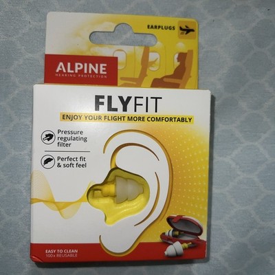 Alpine FlyFit Earplugs | Airplane Ear Plug For Flight Pressure