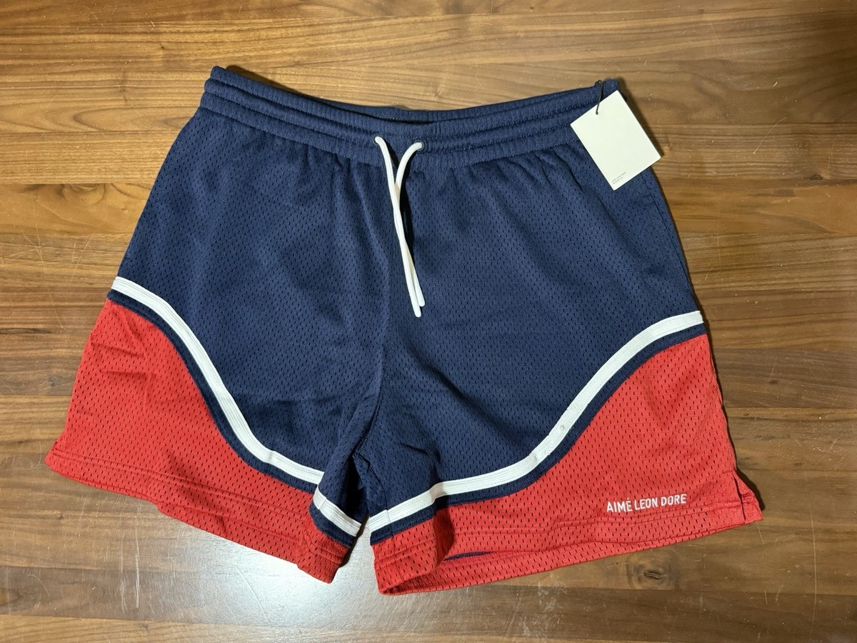 Aime Leon Dore Aimé Colorblock Court Paneled Basketball Short Navy