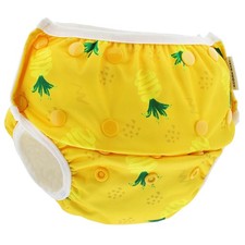 Acorn Baby Swim Diaper - Yellow Pineapple Adjustable Swimming Diaper