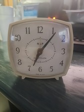 Vintage Westclox NAP Desk Clock – Plastic Case – Made in USA Retro Table Clock