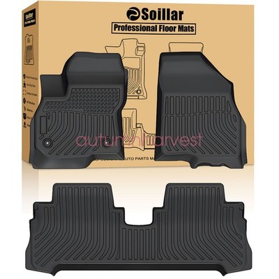 2 Row Floor Mats Liner For 2017 2018 2019 2020 2021 2022 2023 Chevy Bolt EV TPE