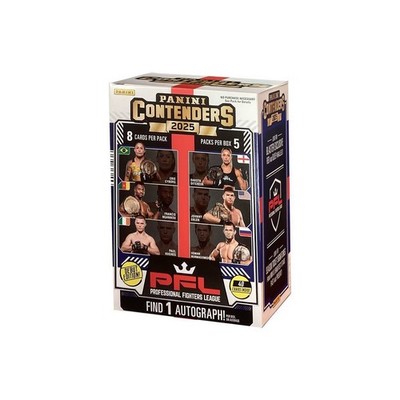 2025 Panini PFL Contenders Fighting Trading Card Blaster Box