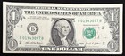 2021 New York $1 Bill September 7th 1943 Birthday/Anniversary Note — photo 1