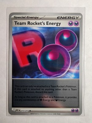 2026 Pokemon - Team Rocket's Energy 217/217 Me: Ascended Heroes Reverse Holo