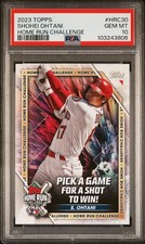 2023 TOPPS HR CHALLENGE #HRC30 SHOHEI OHTANI PSA 10
