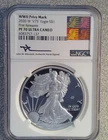 2020-W WWII Privy Mark V75 Proof American Silver Eagle NGC PF70 Ultra Cameo Auto