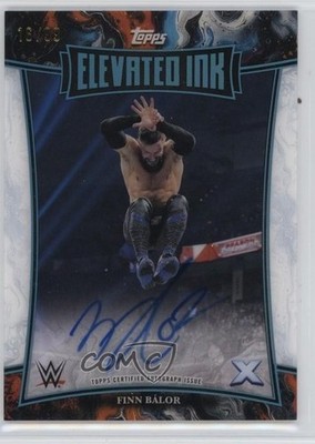 2025 Topps Exalted WWE Elevated Ink Aqua /99 Finn Balor Bálor #ELI-FBR Auto 1se7