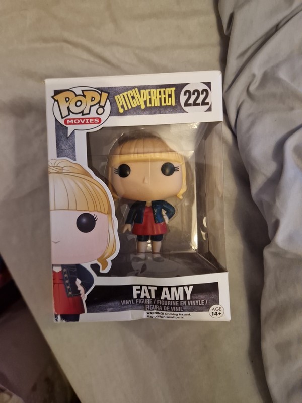 Funko Pop! Figure #222 Pitch Perfect - Fat Amy Vaulted. 5413 Box Damaged