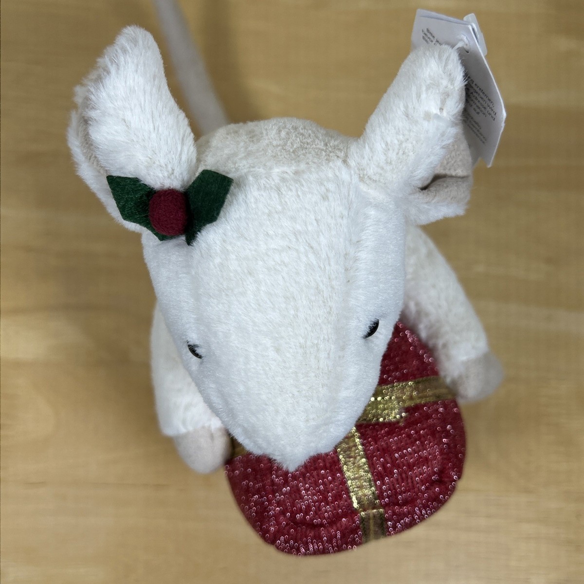 NWT Holiday Jellycat “Merry Mouse with Present” Christmas Plush | eBay