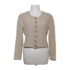Giesswein, Strickjacke, Damen, Größe: 42, Beige, Wolle, Zopfstrick #IcR