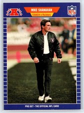1989 Pro Set Mike Shanahan Los Angeles Raiders #194