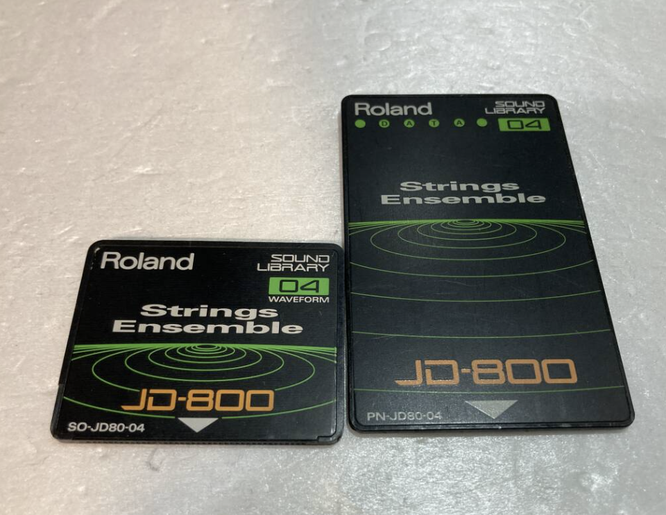 SL-JD80-04 音色カード Roland JD-800 JD-990 Roland SL-JD80-04 Strings Ensemble Card for JD-800 JD-990 Tested