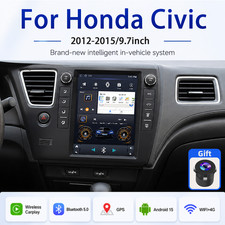For Honda Civic 2012-2015 Carplay Android 15 Car Radio Gps Stereo Gps Wifi Bt For Honda Civic 2012-2015 Carplay Android 15 Car Radio Gps Stereo Gps Wifi Bt