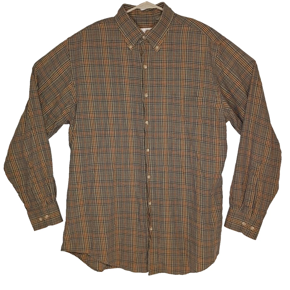 VTG Viyella Shirt Mens Large Plaid Cotton Wool Pocket Button Down Casual READ - Image 2 of 4