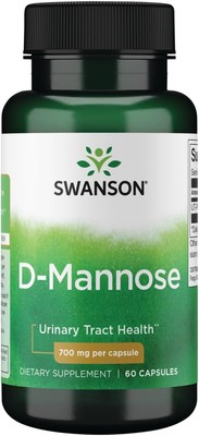 Swanson D-Mannose 700 Milligrams 60 Capsules 