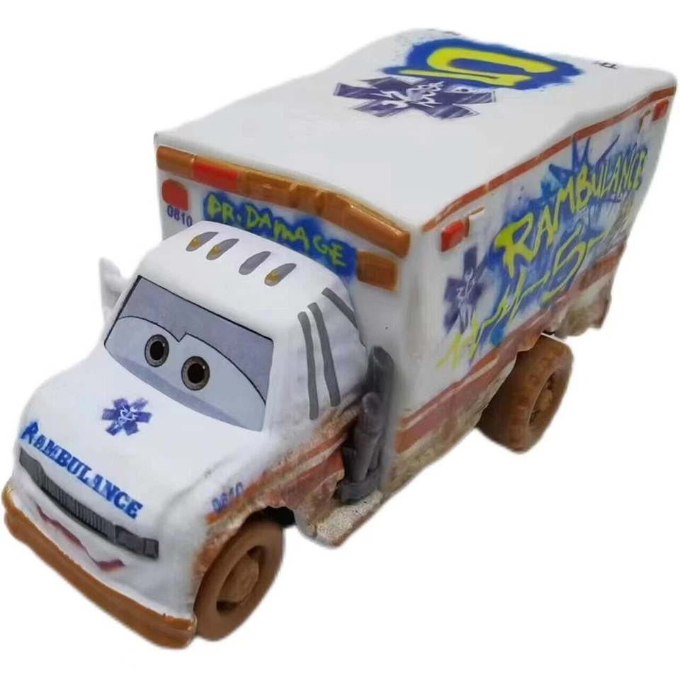 Disney Pixar Coche 3 Carreras Thunder Valley Crash Party Juguete Diecast 1:55 Regalos de Navidad Foto 4 de 4