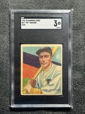 1934 Diamond Stars Pie Traynor #27 1935 SGC 3
