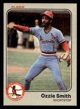 1983 Fleer #22 Ozzie Smith St. Louis Cardinals HOF MINT NO RESERVE!