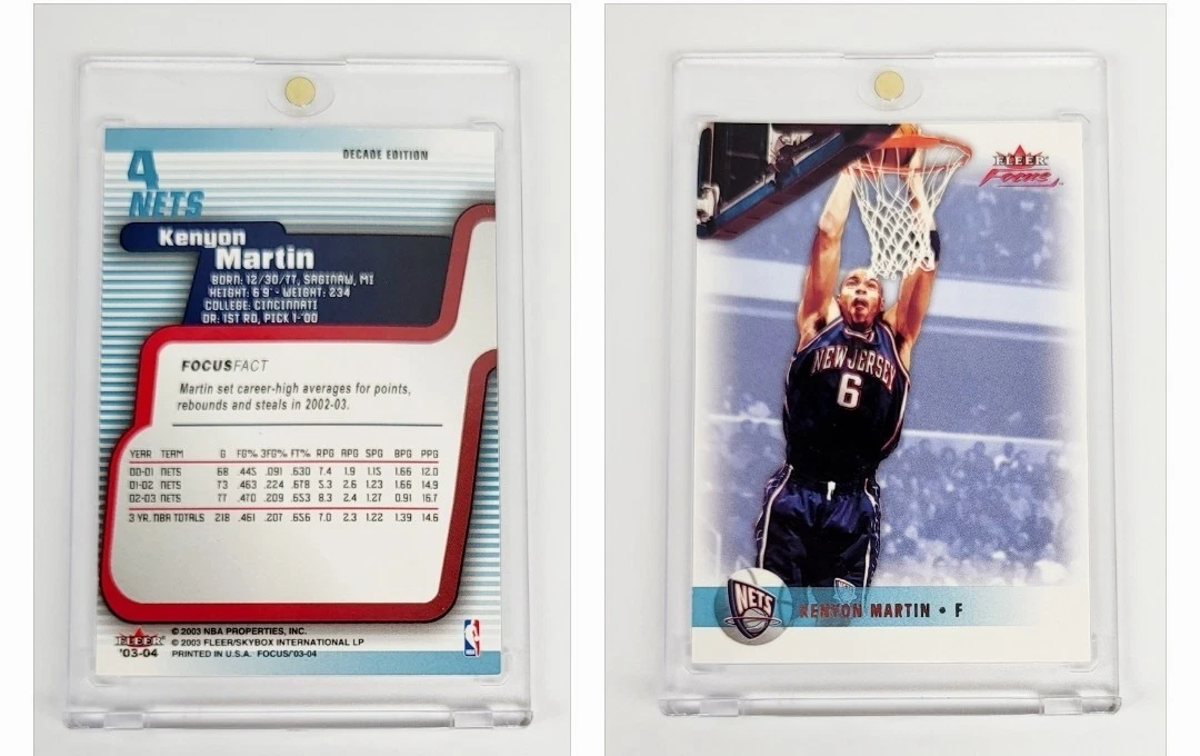 SkyBox Kenyon Martin Basketball Sports Trading Cards & Accessories