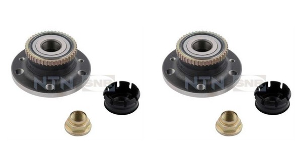 SNR 2X Radnabe Radlagersatz Hinten FüR Renault Espace III Avantime JE0 DE0-image