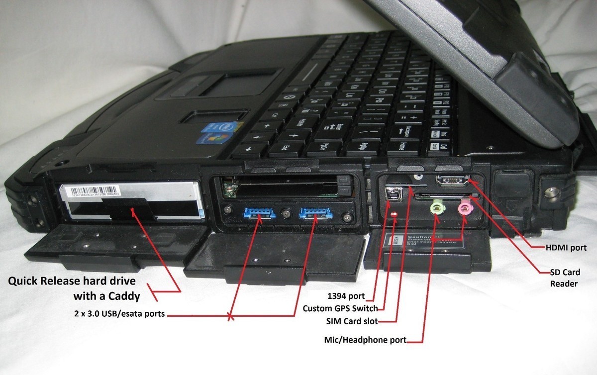 GETAC B300 G7 Toughbook Intel 8th Gen 20GB RAM 512GB-1TB SSD