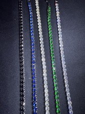 Bracelet lot Colors Black Blue Green White Gold