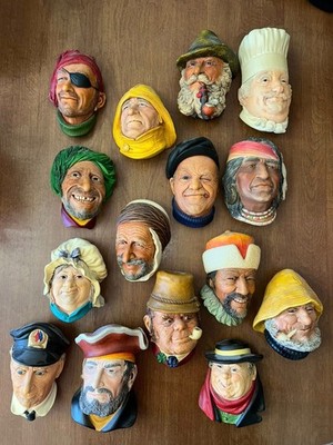 Bossons Chalkware Heads - England -