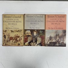 VINTAGE Collection History Of English Speaking People, Winston Churchill 1-3 A13