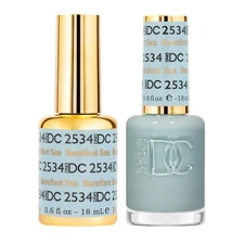 DND DC Soak Off Gel Polish + Matching Nail Lacquer - #2534 Barefoot Sea