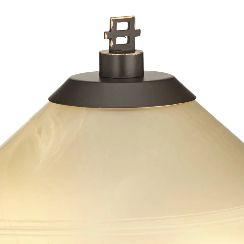 Lámpara de mesa Metro Rustic Mission Accent 23 1/2" de alto bronce con atenuador dormitorio Foto 3 de 4