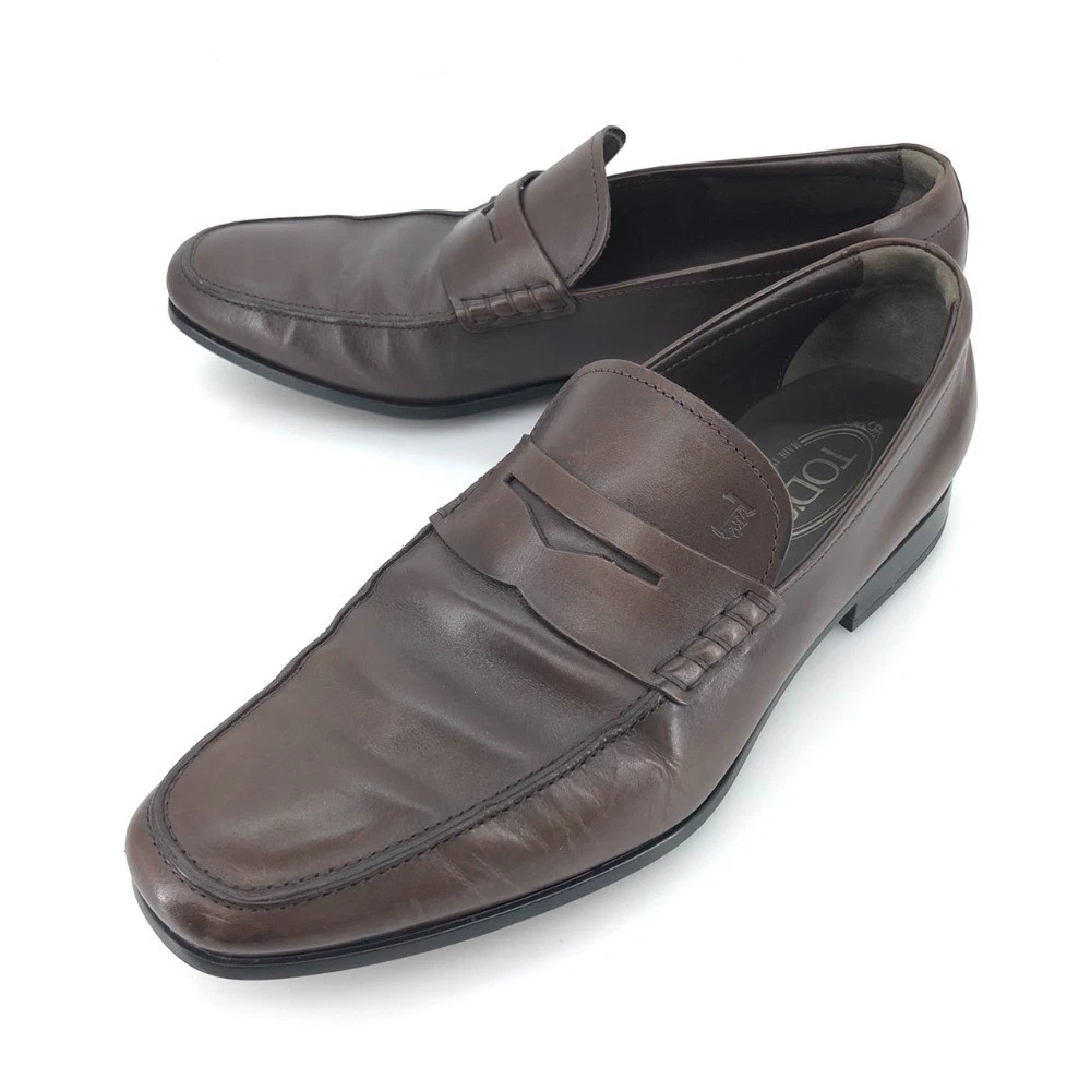 TOD’S TOD'S mocassini da uomo marroni scarpe da lavoro scarpe eleganti pelle 05w05340 Tatebayas