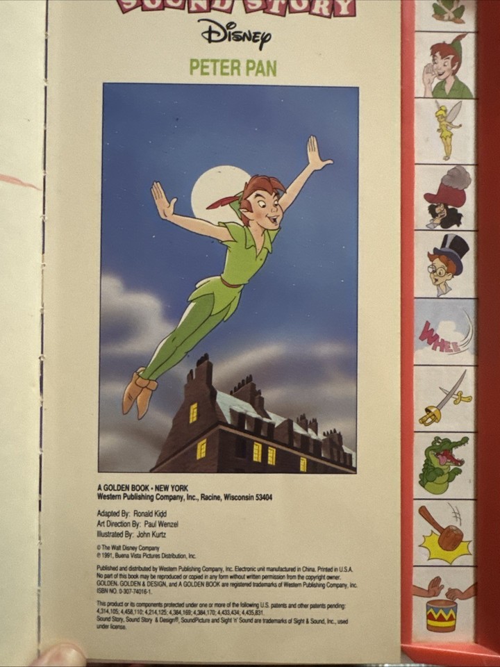 disney-peter-pan-golden-sound-story-electronic-storybook-1991-ebay