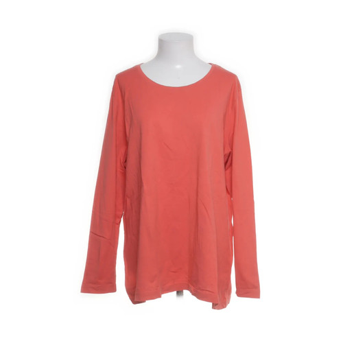 Ulla Popken, Langarmshirt, Größe: 50/52, Rot, Baumwolle, Einfarbig, Damen #DPf