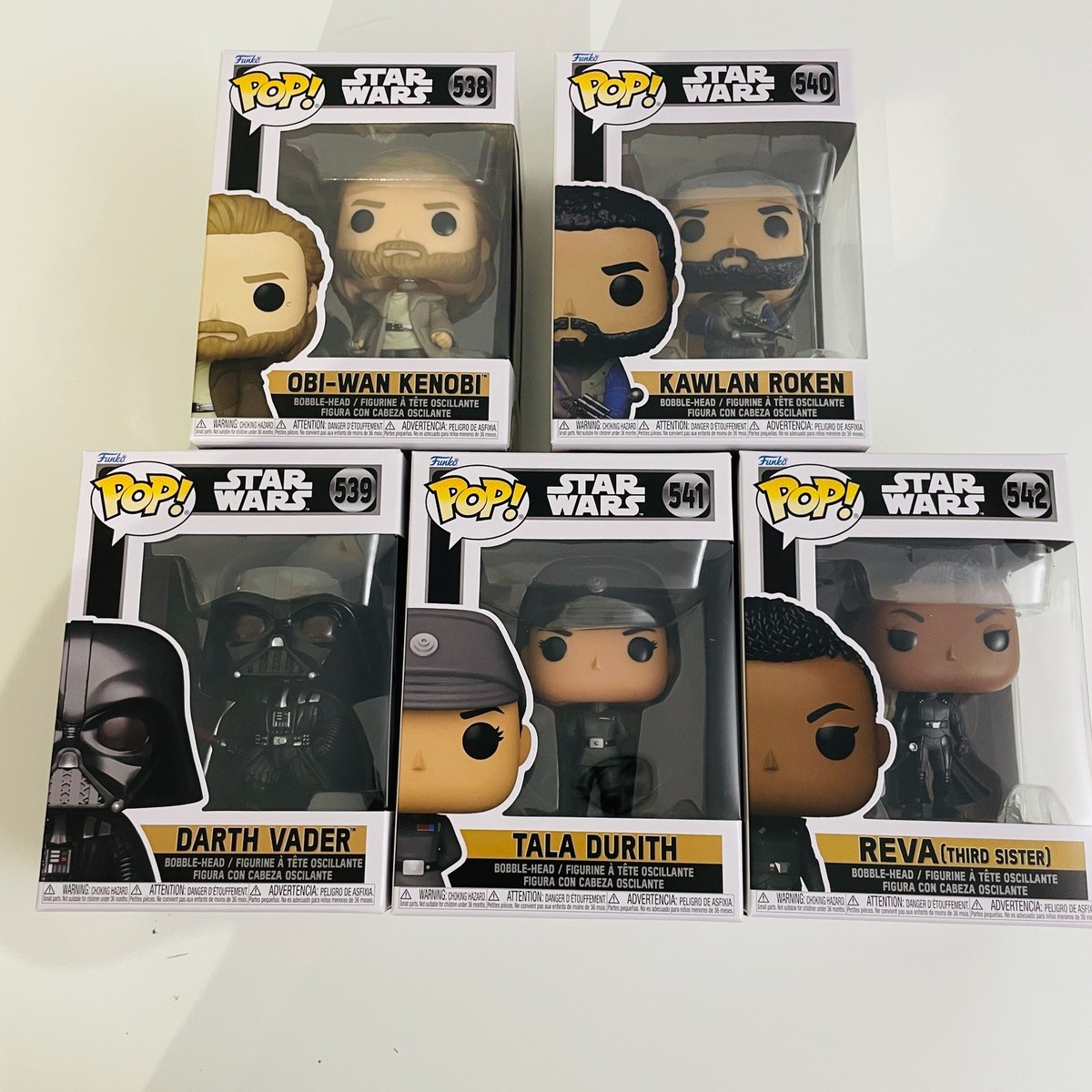 Funko Pop! Star Wars Obi Wan Kenobi Complete Set of 5 | eBay