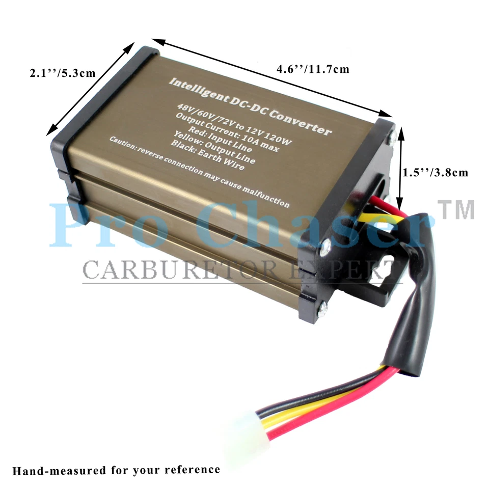 Golf cart DC converter 48V 48 volt  voltage reducer regulator to 12V 10A - Image 3 of 4