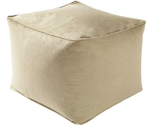 Cubo relleno de gamuza sintética / reposapiés / puf *elección de colores* asientos para niños - Imagen 3 de 10