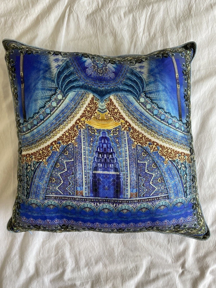 Camilla Small Square Silk Cushion - image 2 of 2