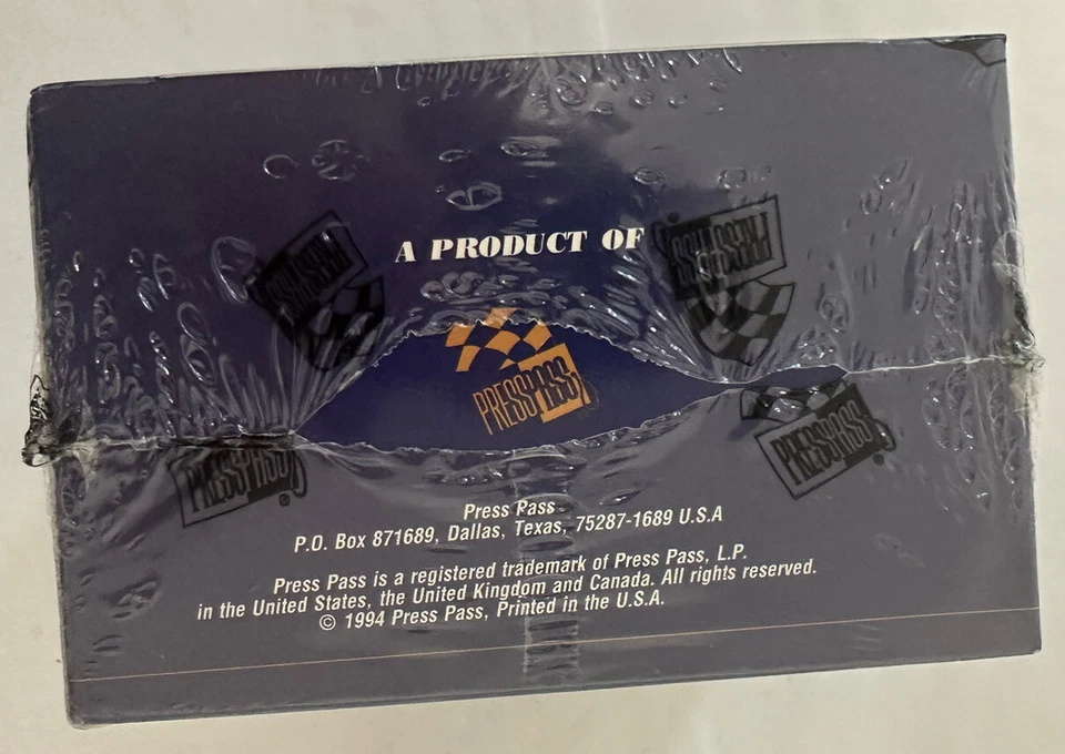 1994 Press Pass VIP Racing Hobby Box Factory Sealed Earnhardt 24 Pack - Image 4 of 4