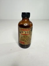 Vintage,paper Label Ivy Dry Medicine 4 oz Bottle Empty, Montclair,NJ
